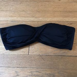 Mossimo black strapless swim suit top